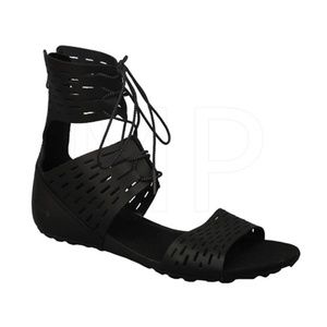 Nike Black Lace-Up Sandals